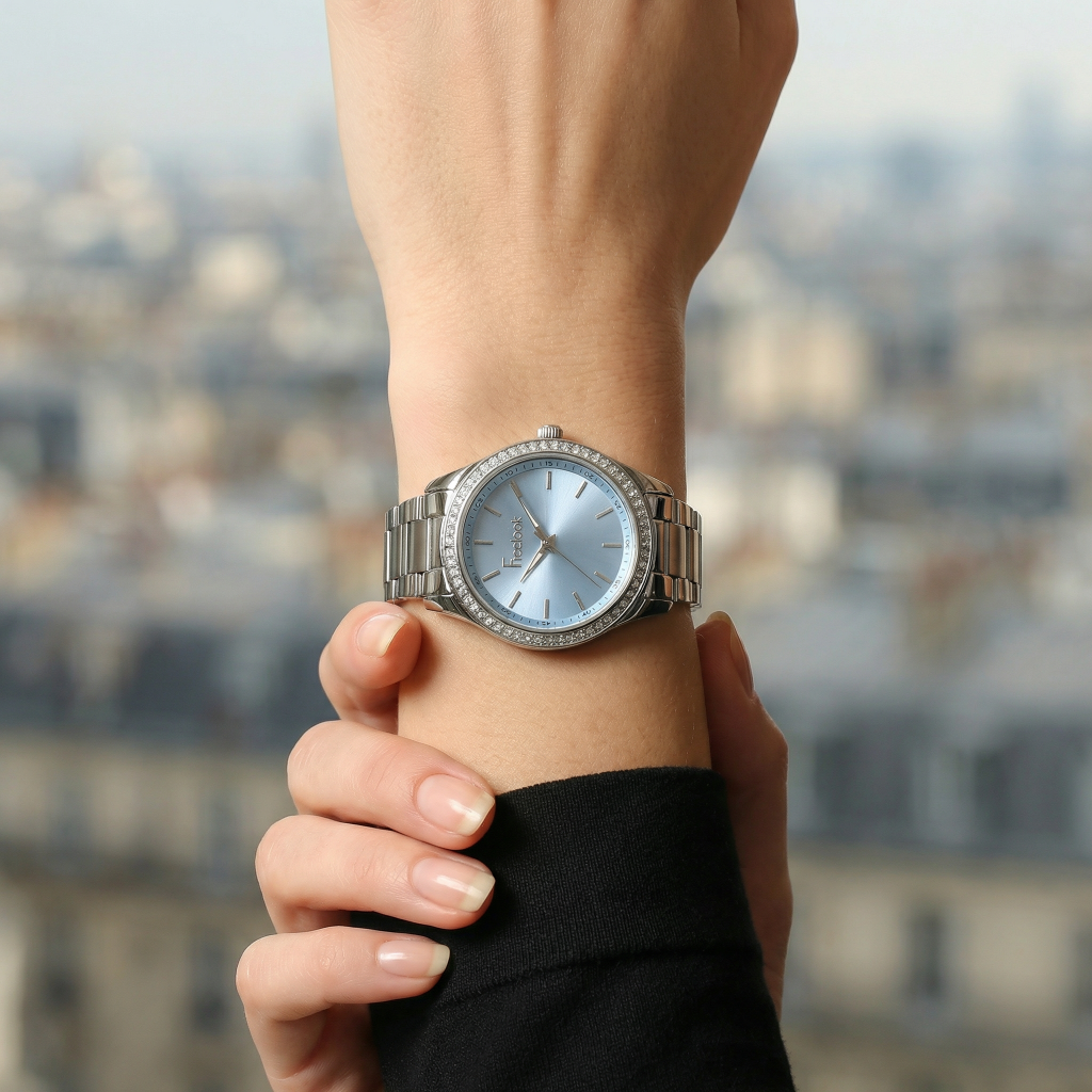 Freelook Lumiere Silver Stainless Steel Watch for Women FL.1.10519-2