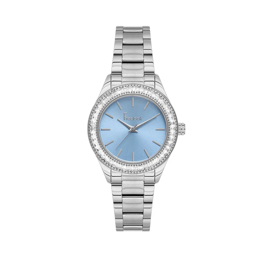 Freelook Lumiere Silver Stainless Steel Watch for Women FL.1.10519-2 - Daniel Klein Saudi Arabia
