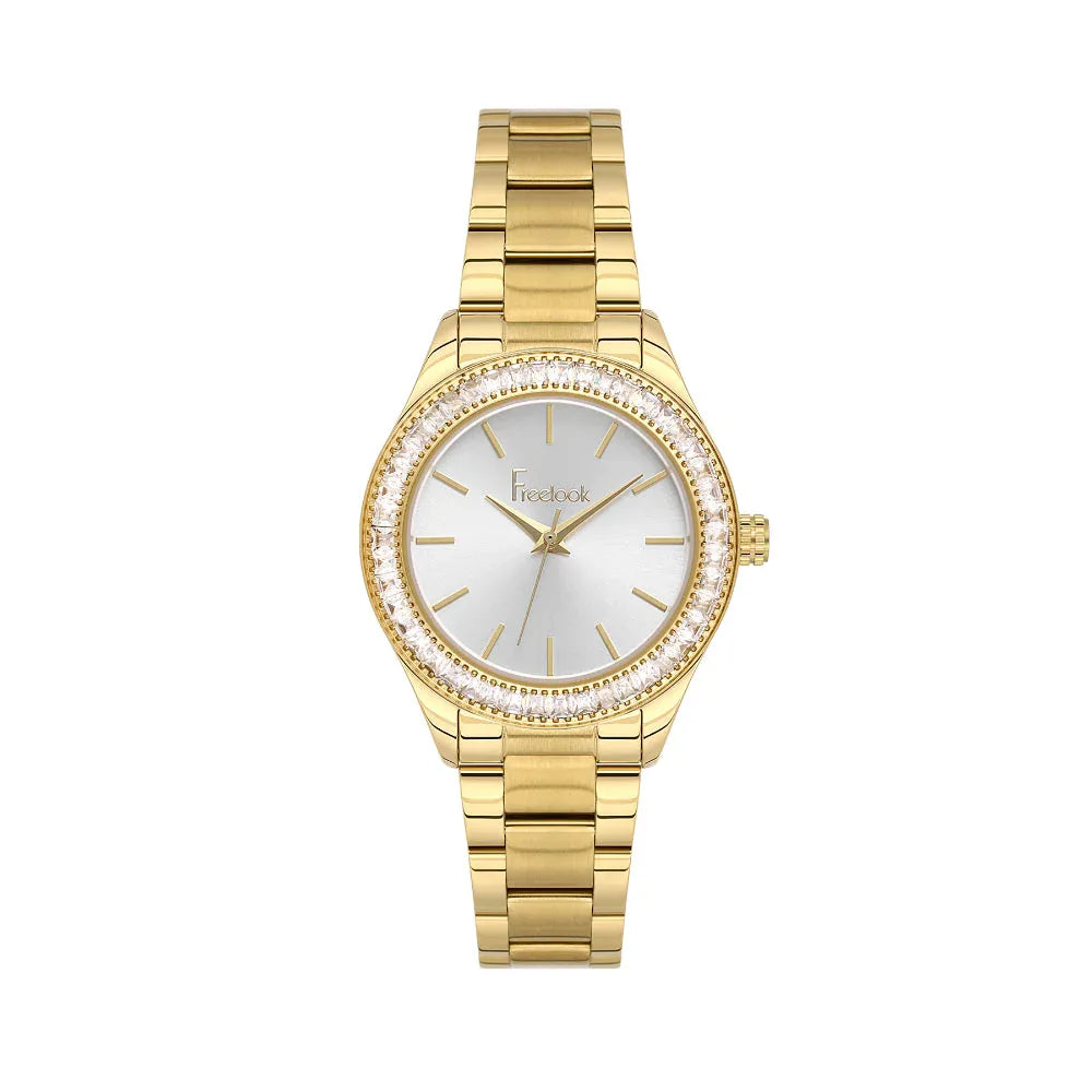 Freelook Lumiere Gold Stainless Steel Watch for Women FL.1.10519-3 - Daniel Klein Saudi Arabia