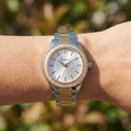 Freelook Lumiere Silver and Gold Stainless Steel Watch for Women FL.1.10519-6