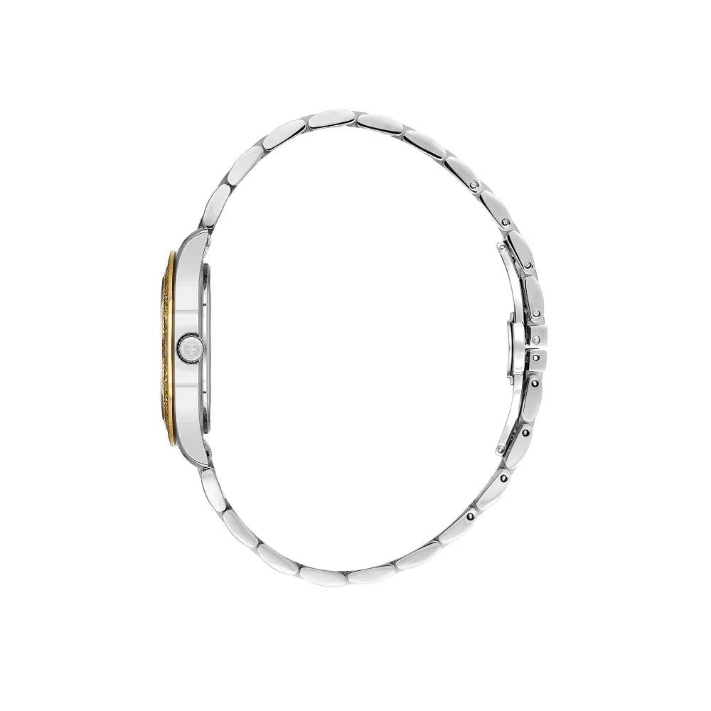 Freelook Lumiere Silver and Gold Stainless Steel Watch for Women FL.1.10519-6 - Daniel Klein Saudi Arabia