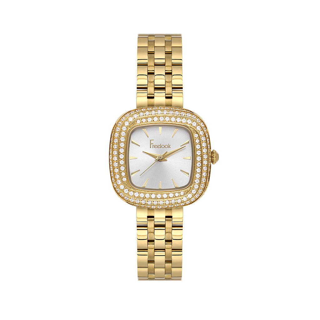 Freelook Charmant Gold Stainless Steel Watch for Women FL.1.10520-2