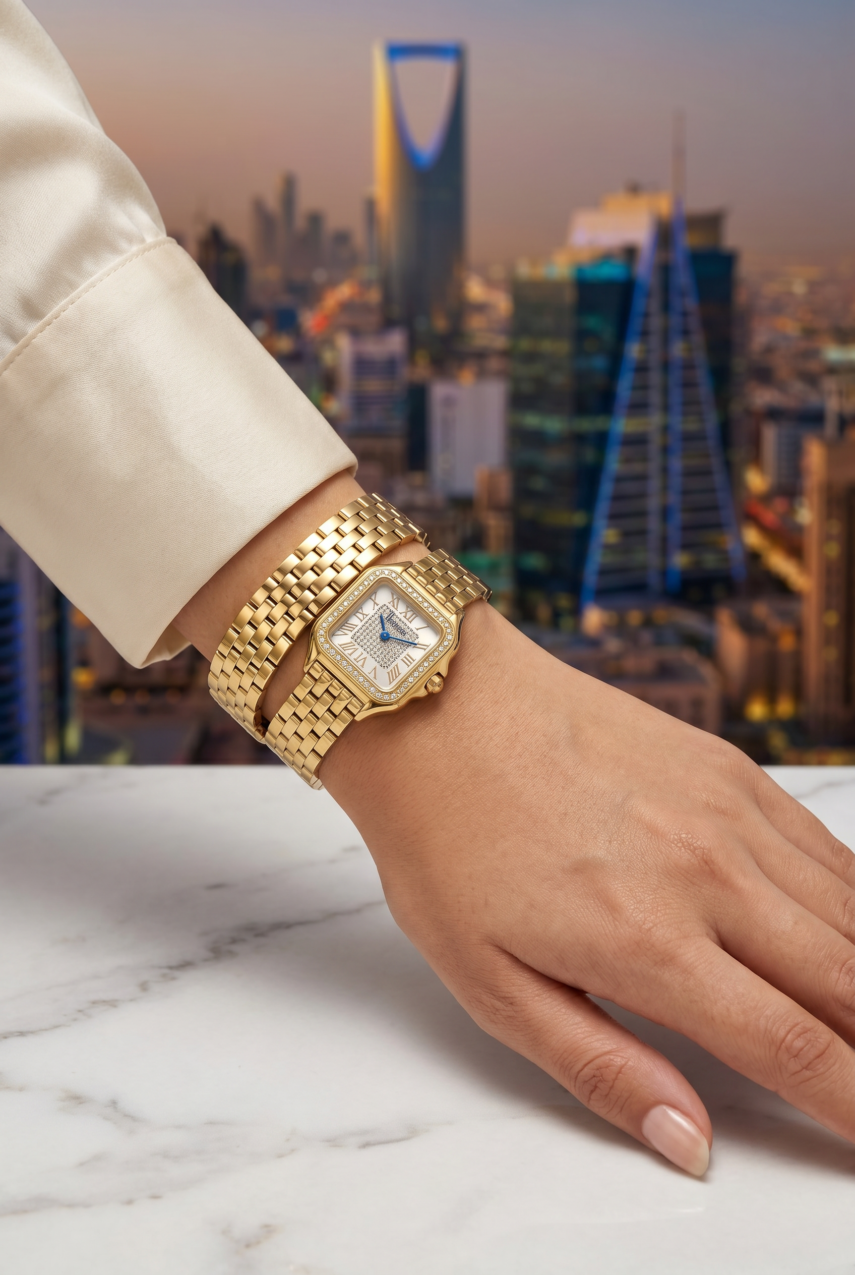 Freelook Lumiere Gold Stainless Steel Watch for Women FL.1.10524-2