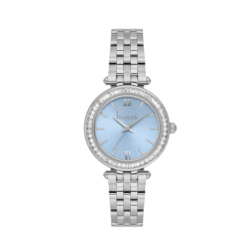Freelook Lumiere Silver Stainless Steel Watch for Women FL.1.10525-2