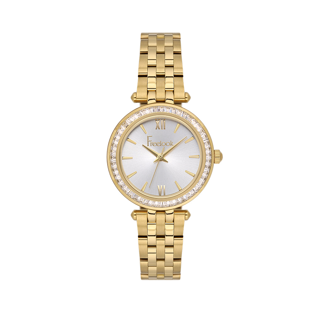 Freelook Lumiere Gold Stainless Steel Watch for Women FL.1.10525-3