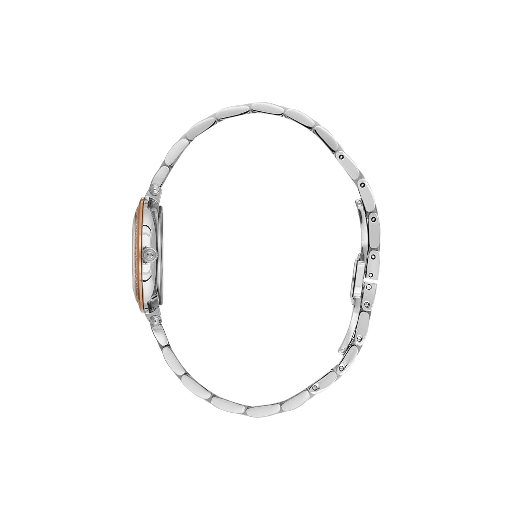Freelook Lumiere Silver and Rose Gold Stainless Steel Watch for Women FL.1.10525-6