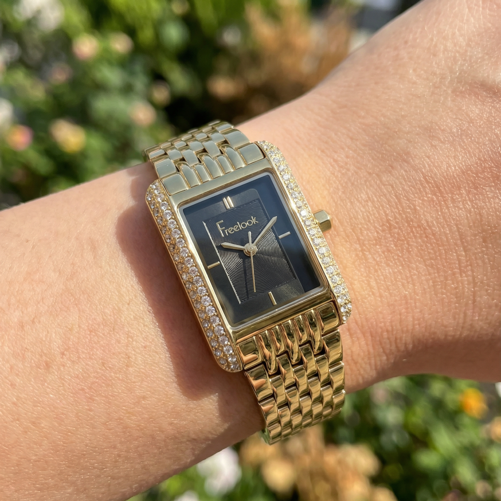 Freelook Charmant Gold Stainless Steel Watch for Women FL.1.10526-3