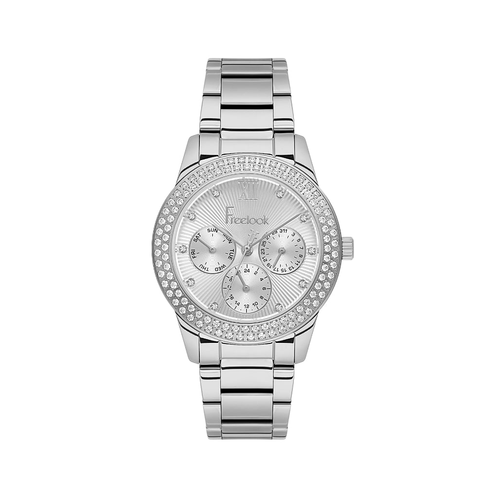 Freelook Charmant Silver Stainless Steel Watch for Women FL.1.10527-1