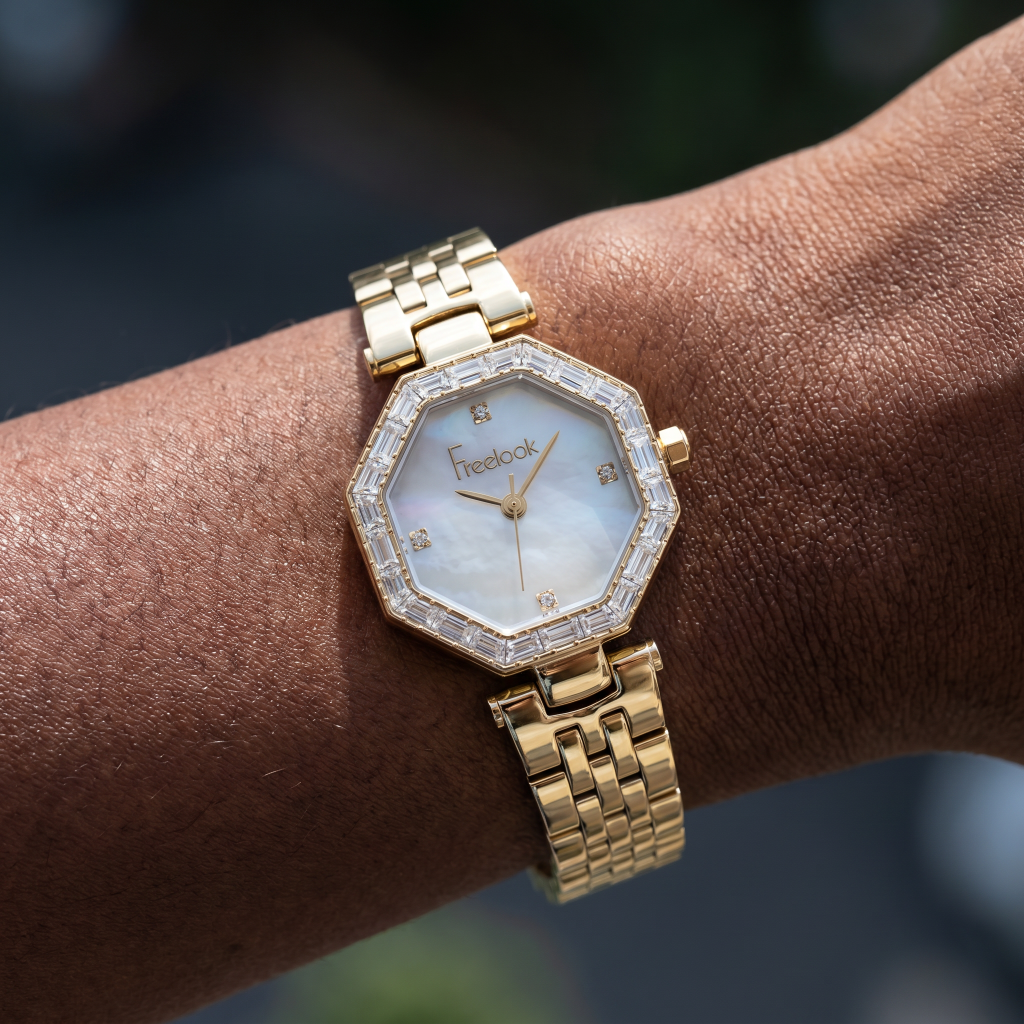 Freelook Lumiere Gold Stainless Steel Watch for Women FL.1.10529-2