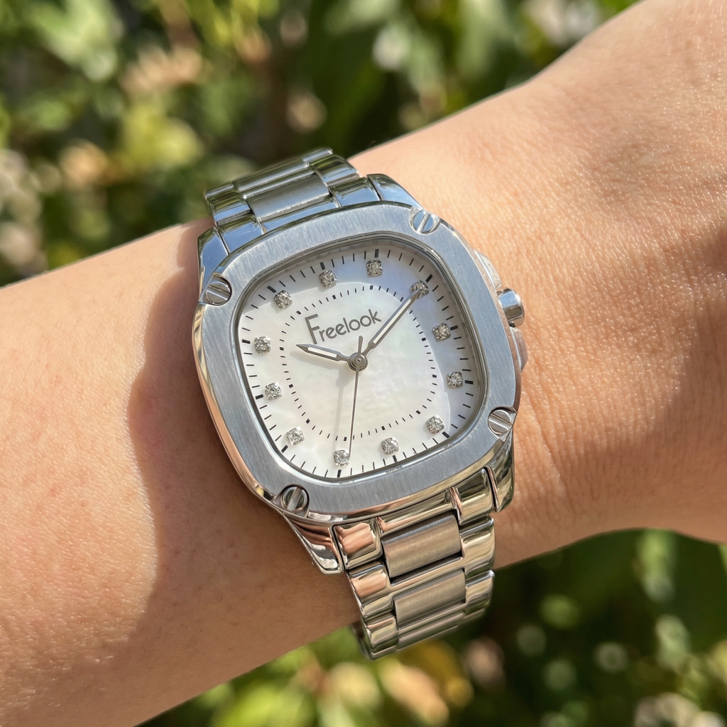 Freelook Jolie Silver Stainless Steel Watch for Women FL.1.10531-1