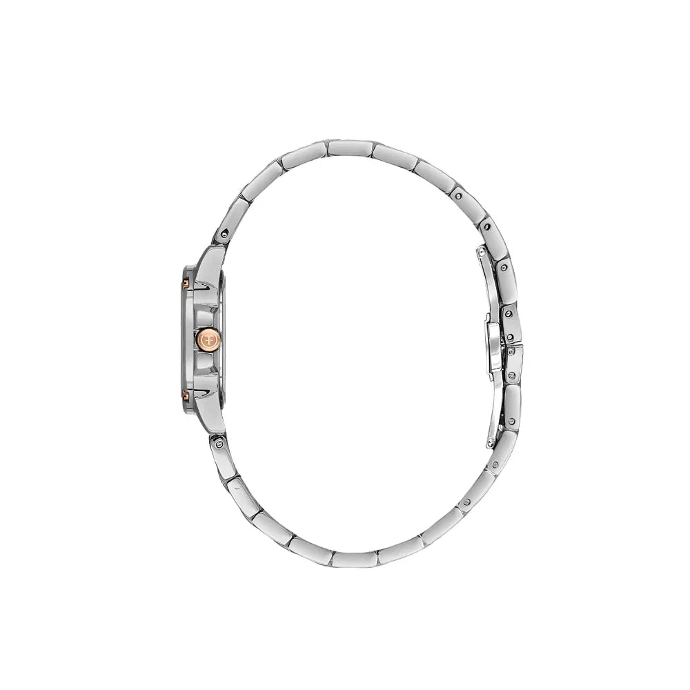 Freelook Jolie Silver and Rose Gold Stainless Steel Watch for Women FL.1.10531-5 - Daniel Klein Saudi Arabia