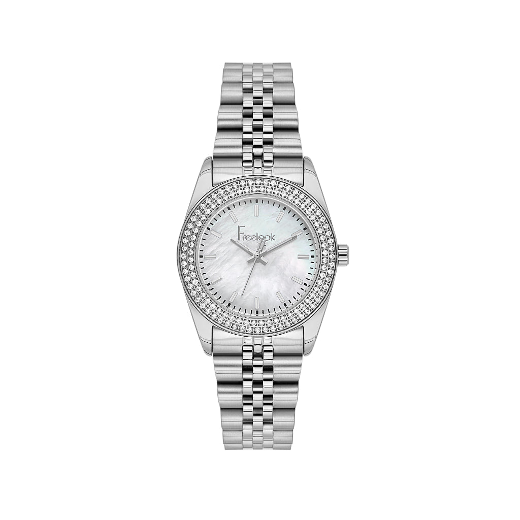 Freelook Lumiere Silver Stainless Steel Watch for Women FL.1.10532-1
