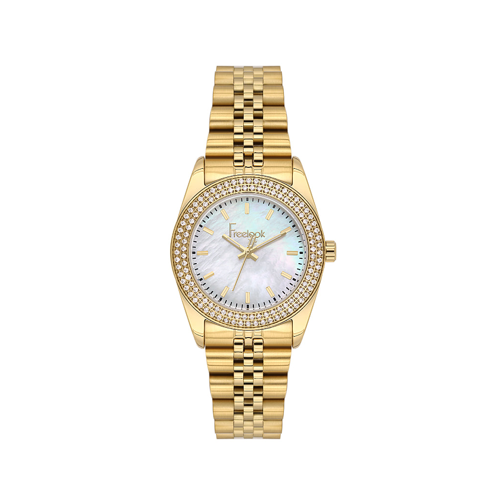 Freelook Lumiere Gold Stainless Steel Watch for Women FL.1.10532-2