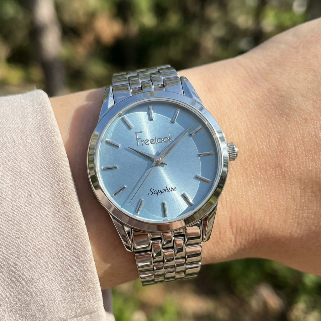 Freelook Naturelle Silver Stainless Steel Watch for Women FL.1.10533-2