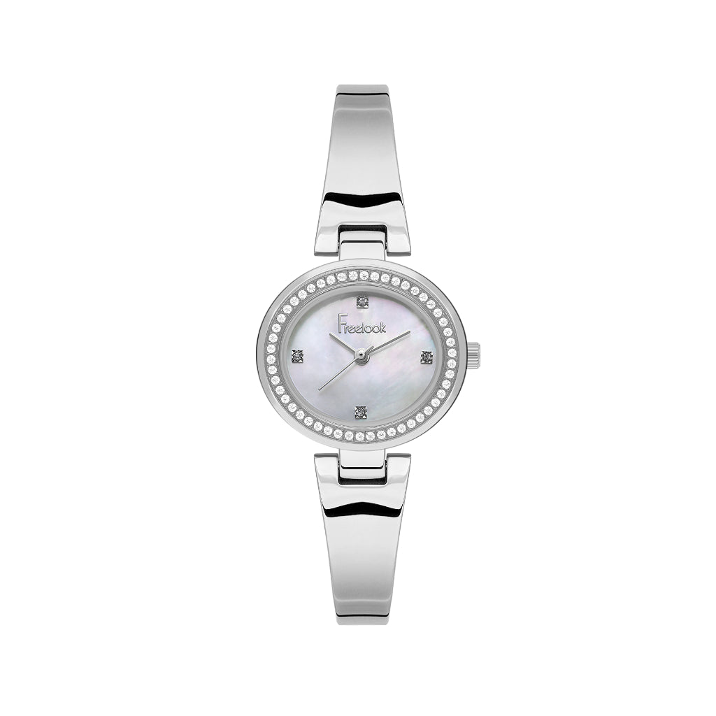 Freelook Lumiere Silver Stainless Steel Watch for Women FL.1.10536-2