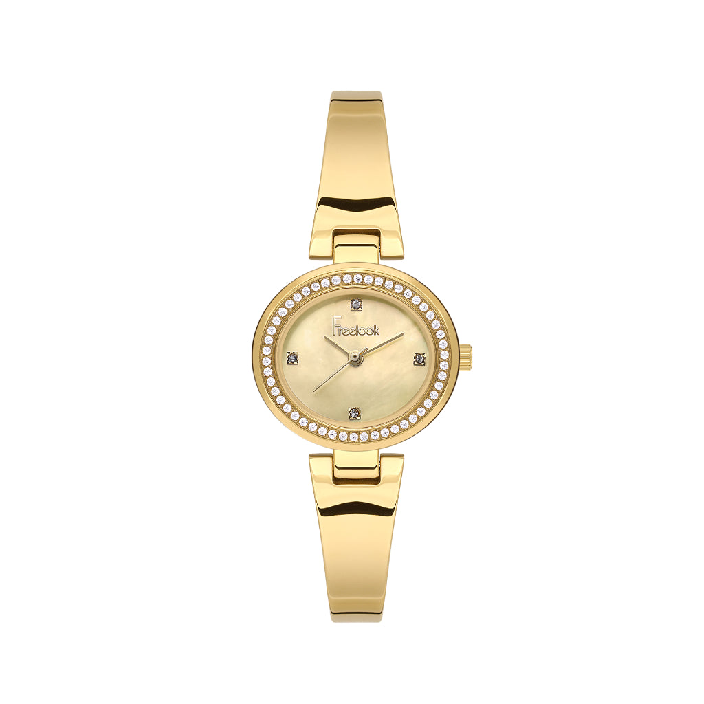 Freelook Lumiere Gold Stainless Steel Watch for Women FL.1.10536-3