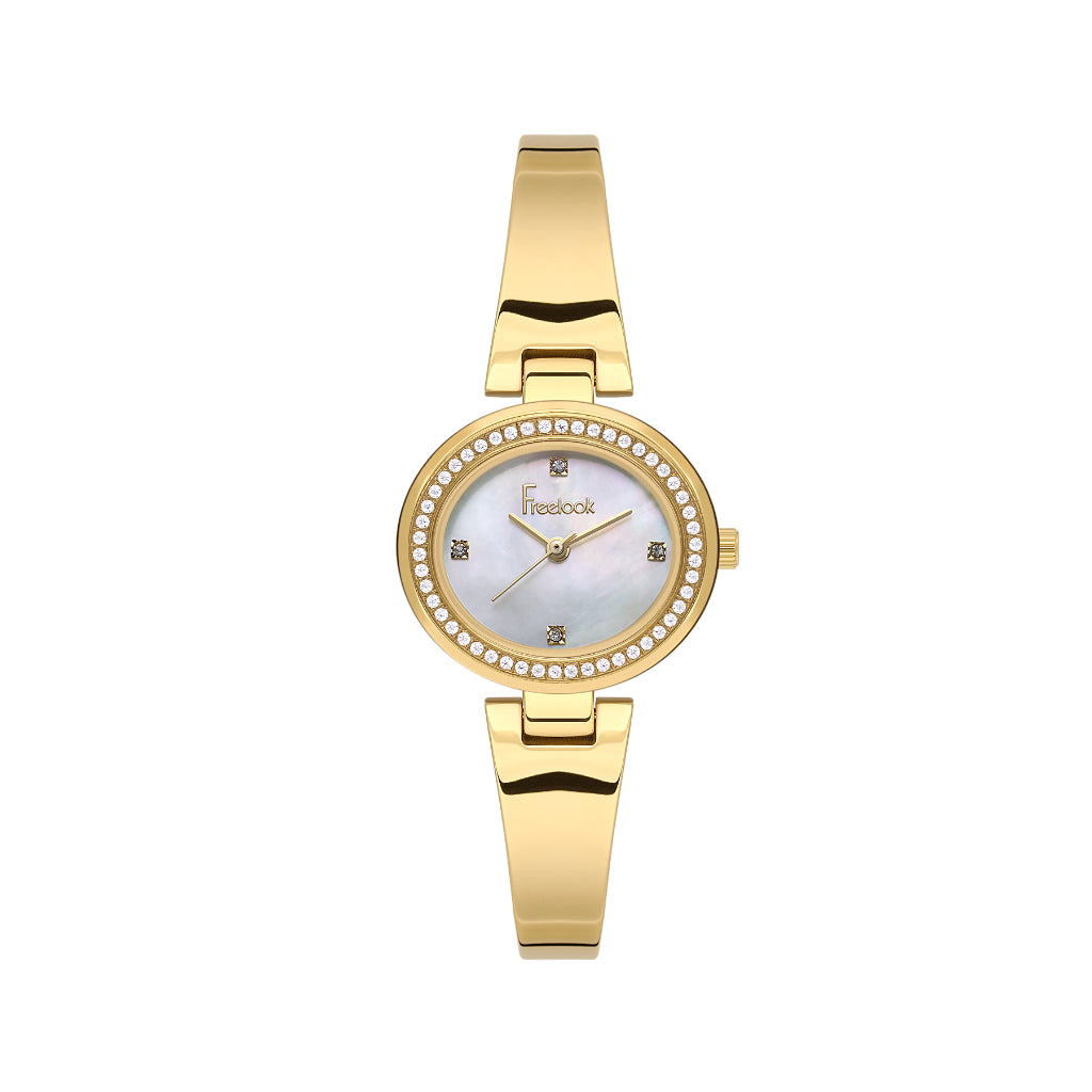Freelook Lumiere Gold Stainless Steel Watch for Women FL.1.10536-4