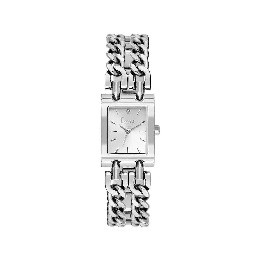Freelook Jolie Silver Stainless Steel Watch for Women FL.1.10538-1 - Daniel Klein Saudi Arabia
