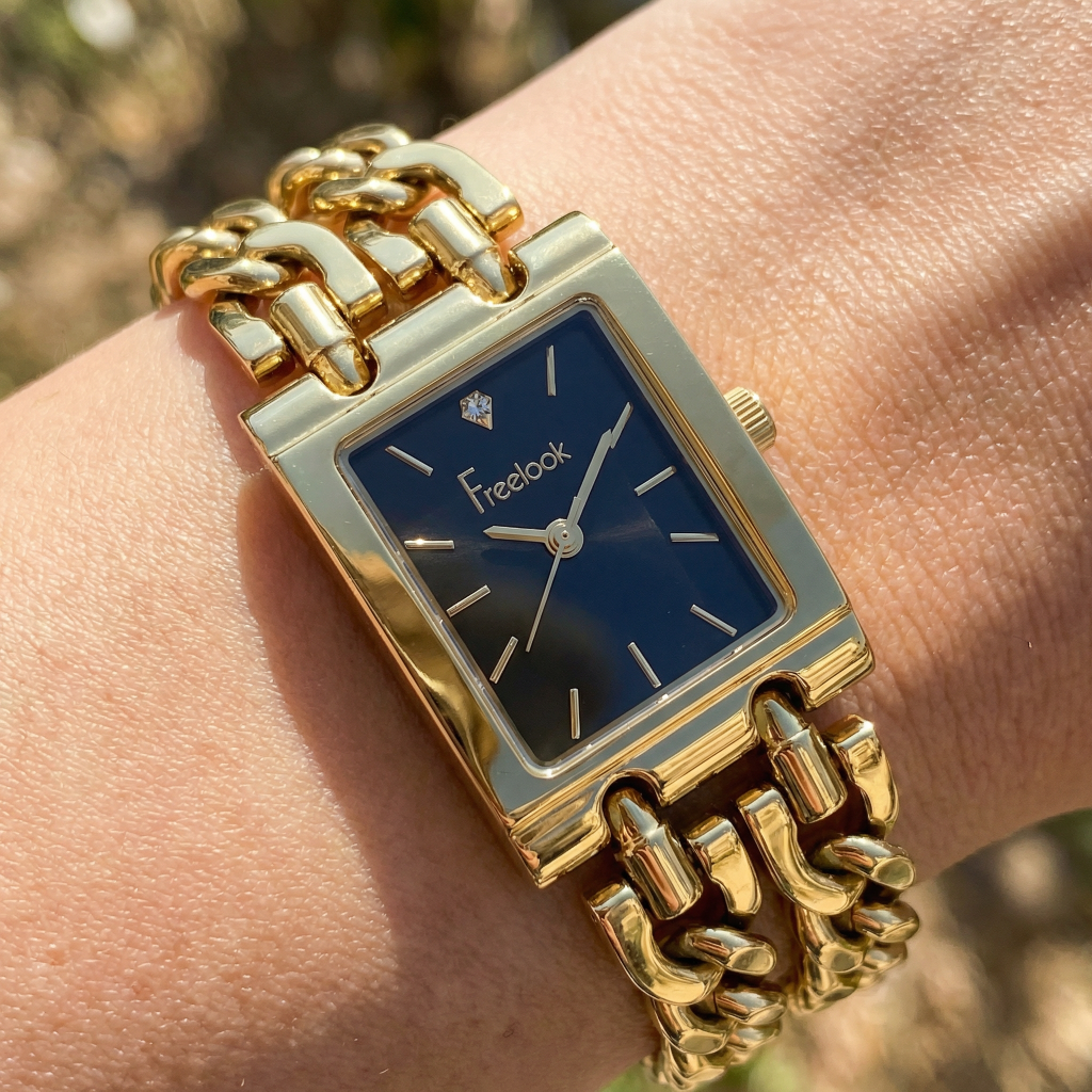 Freelook Jolie Gold Stainless Steel Watch for Women FL.1.10538-5