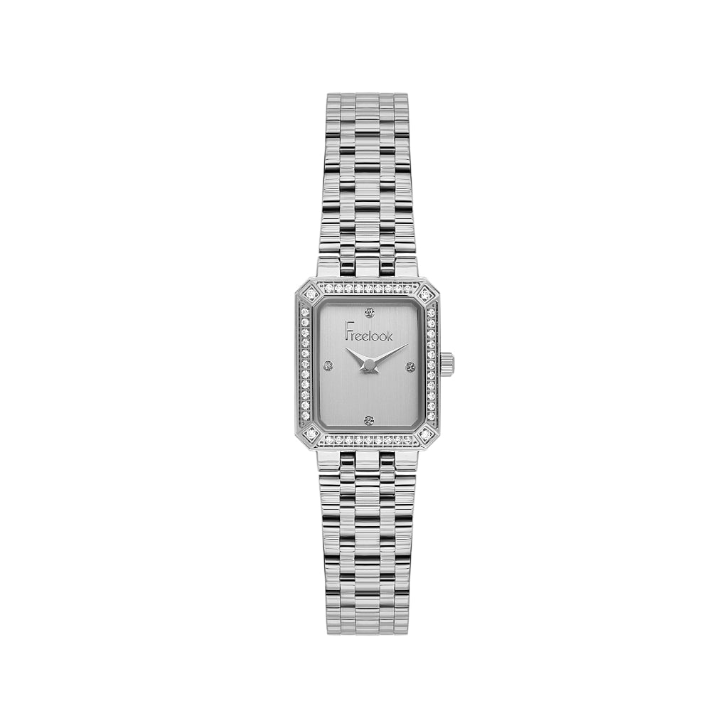 Freelook Jolie Silver Stainless Steel Watch for Women FL.1.10539-2