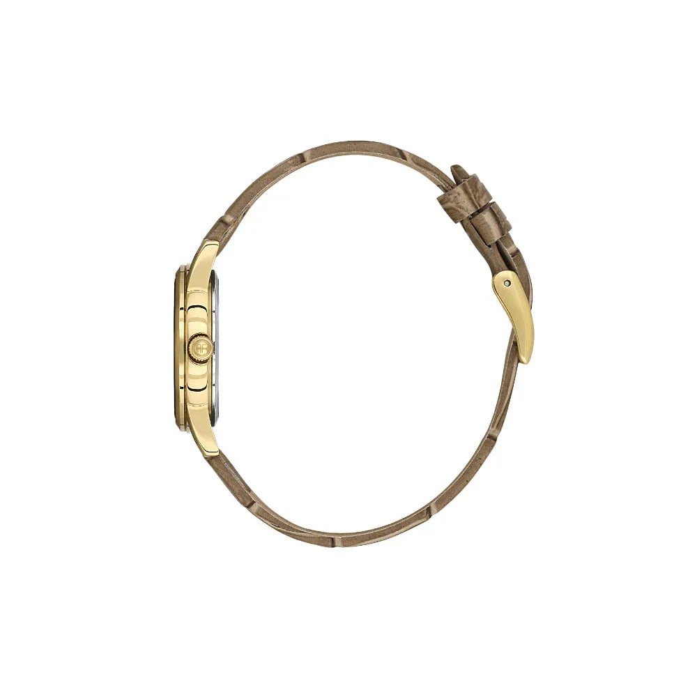 Freelook Naturelle Khaki Leather Watch for Women FL.1.10541-4 - Daniel Klein Saudi Arabia