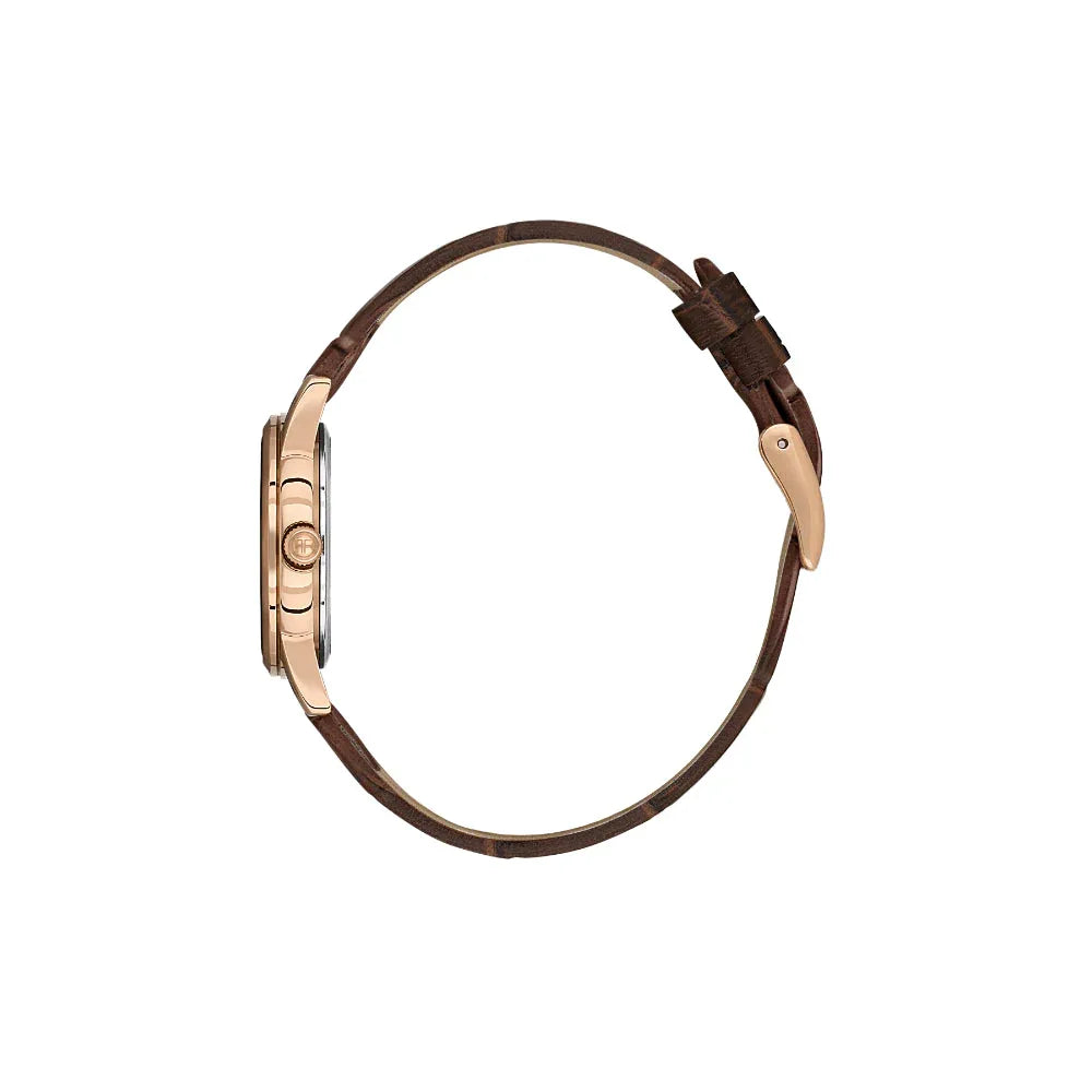 Freelook Naturelle Dark Brown Leather Watch for Women FL.1.10541-5 - Daniel Klein Saudi Arabia