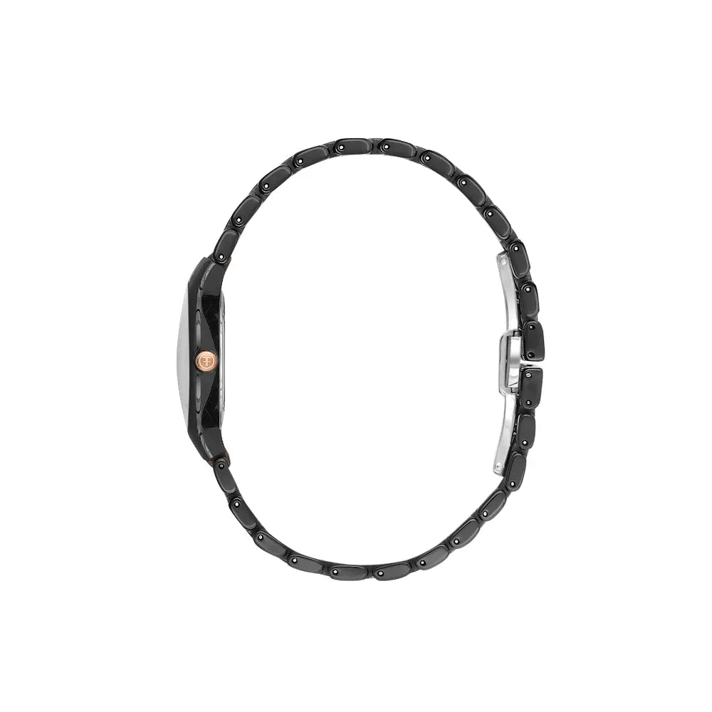 Freelook Charmant Black Ceramic Watch for Women FL.4.10018-5 - Daniel Klein Saudi Arabia