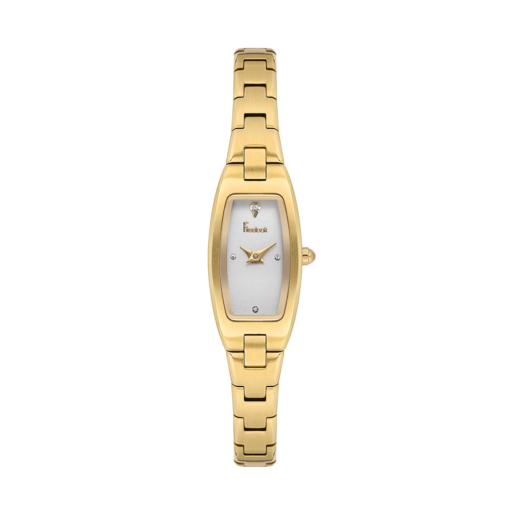 Freelook Jolie Gold Stainless Steel Watch for Women FL.4.10019-2