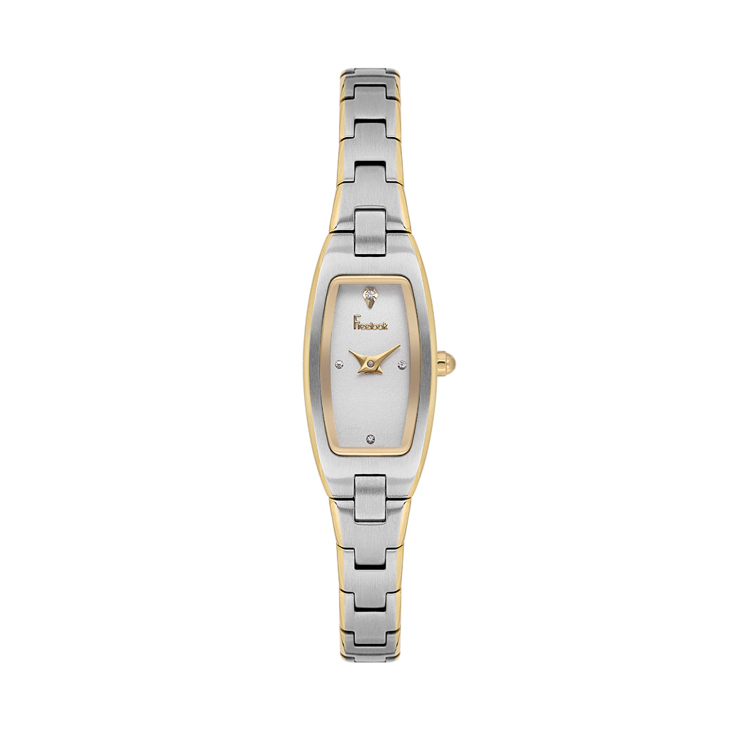 Freelook Jolie Silver and Gold Stainless Steel Watch for Women FL.4.10019-3