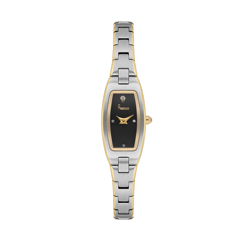 Freelook Jolie Silver and Gold Stainless Steel Watch for Women FL.4.10019-4