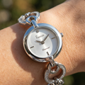 Freelook Lumiere Silver Stainless Steel Watch for Women FL.4.10020-2