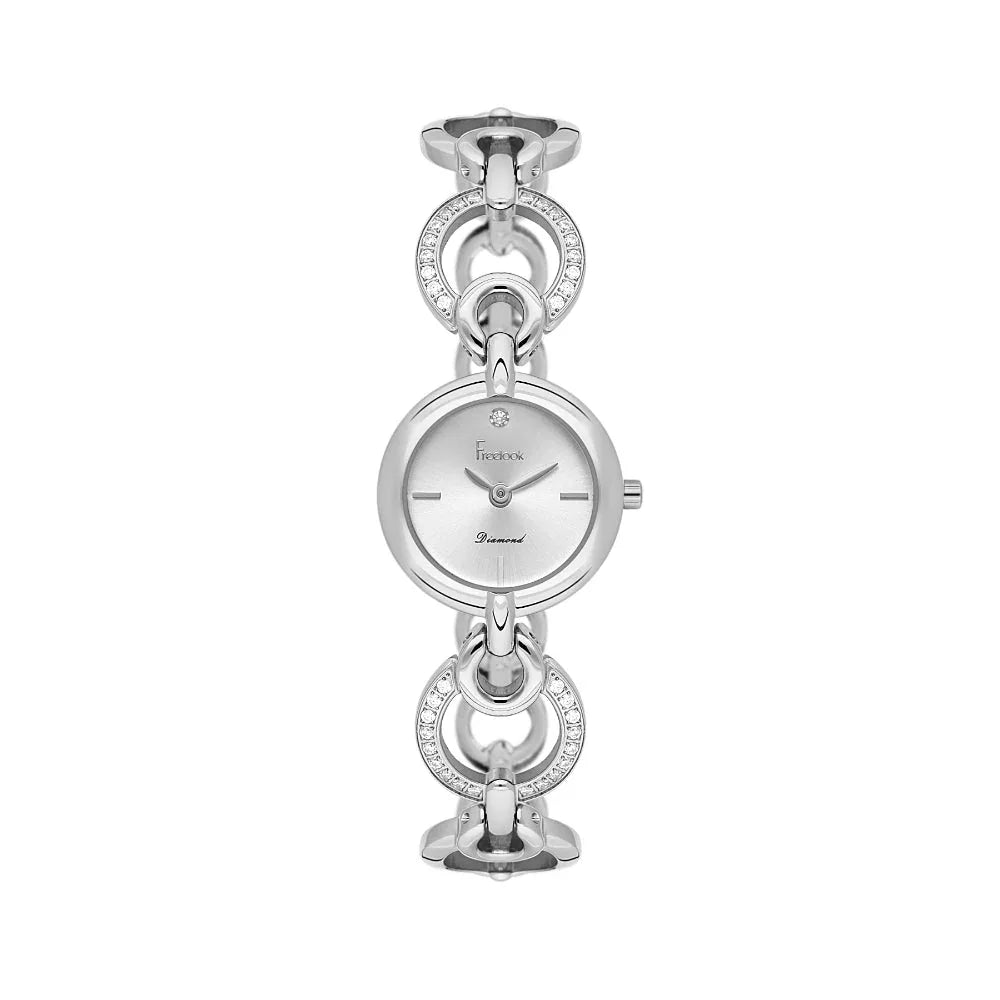 Freelook Lumiere Silver Stainless Steel Watch for Women FL.4.10020-2 - Daniel Klein Saudi Arabia