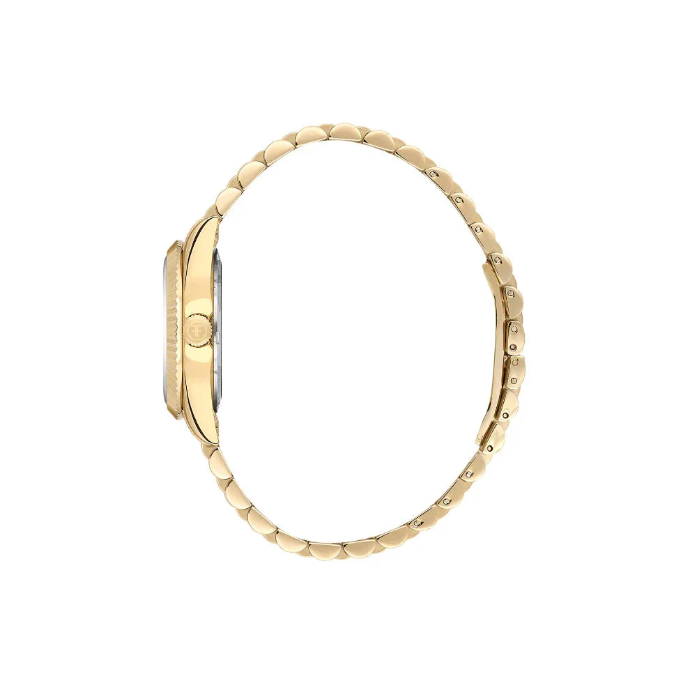 Freelook Jolie Gold Stainless Steel Watch for Women FL.4.10021-3 - Daniel Klein Saudi Arabia