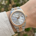 Freelook Jolie Silver and Rose Gold Stainless Steel Watch for Women FL.4.10021-6