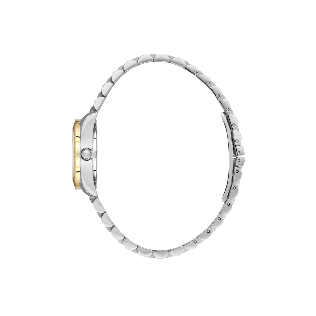 Freelook Lumiere Silver and Gold Stainless Steel Watch for Women FL.4.10022-3
