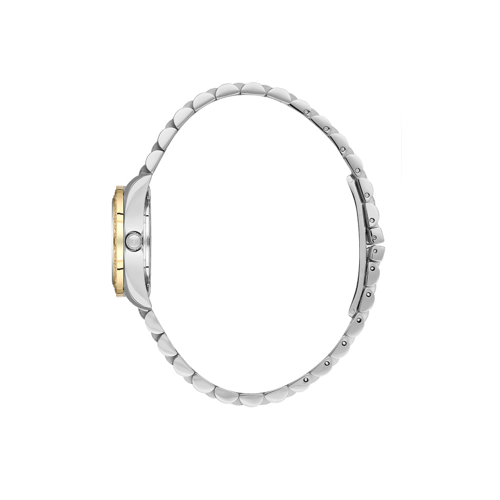 Freelook Lumiere Silver and Gold Stainless Steel Watch for Women FL.4.10022-4