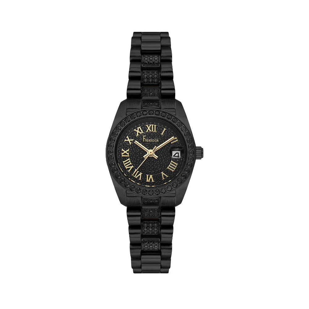 Freelook Charmant Black Stainless Steel Watch for Women FL.4.10023-5 - Daniel Klein Saudi Arabia