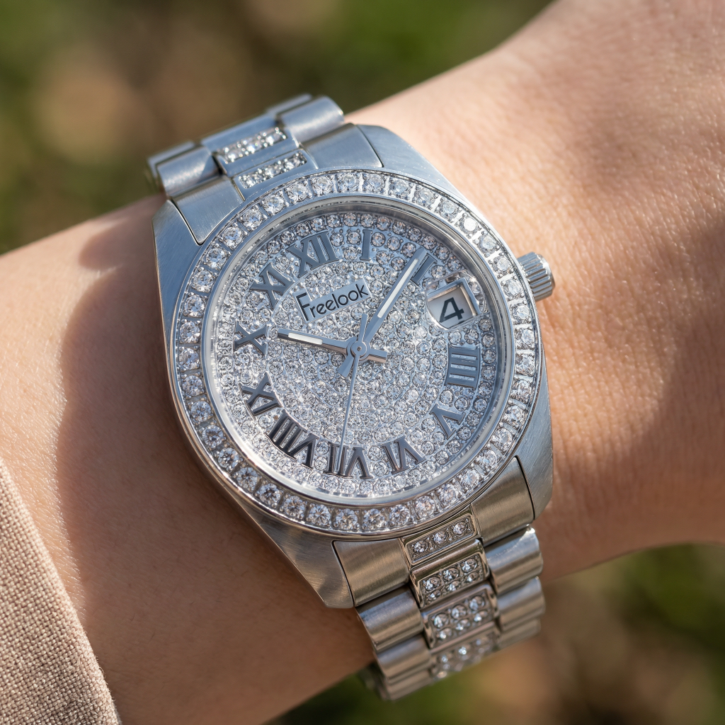 Freelook Charmant Silver Stainless Steel Watch for Women FL.4.10023-1