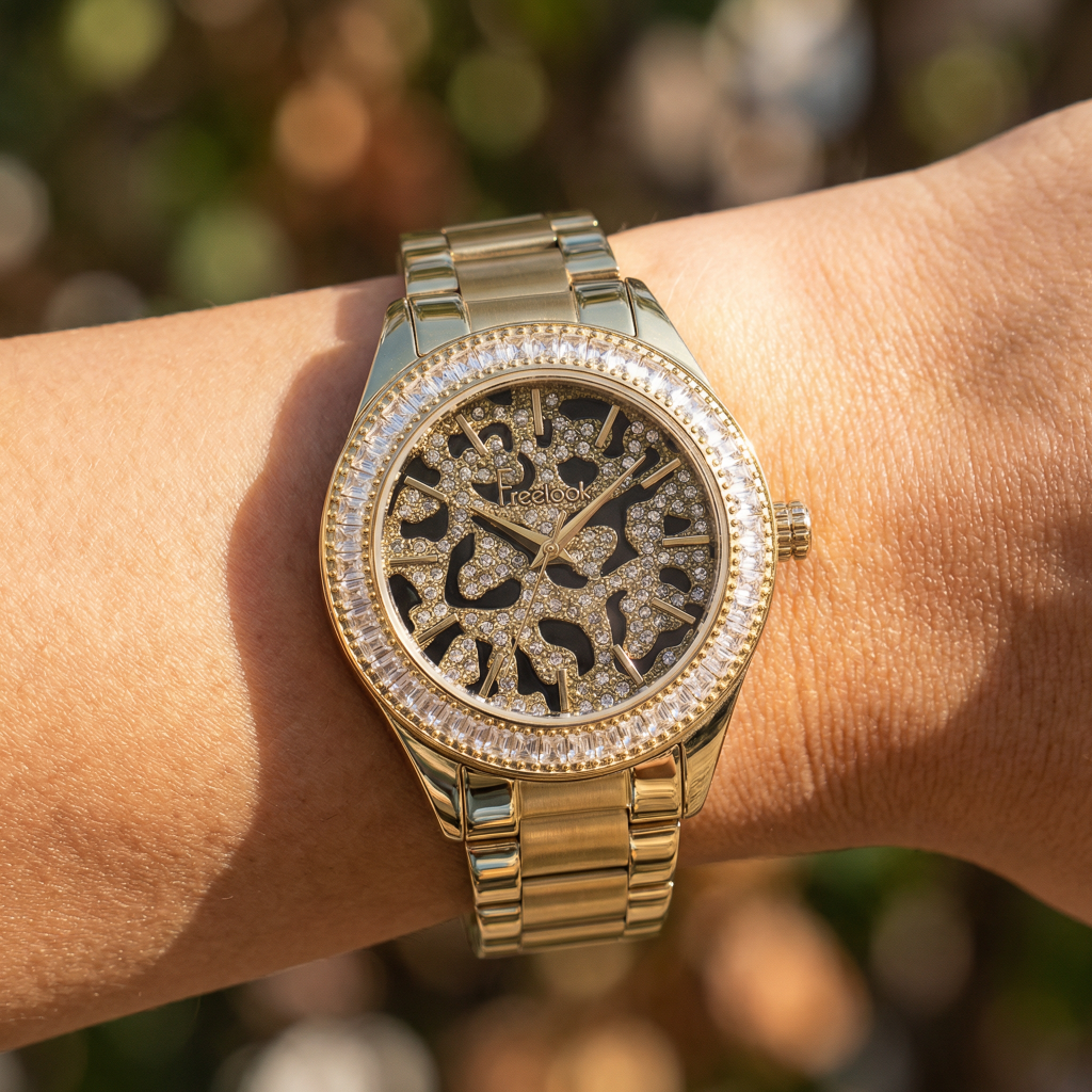 Freelook Lumiere Gold Stainless Steel Watch for Women FL.1.10519-4