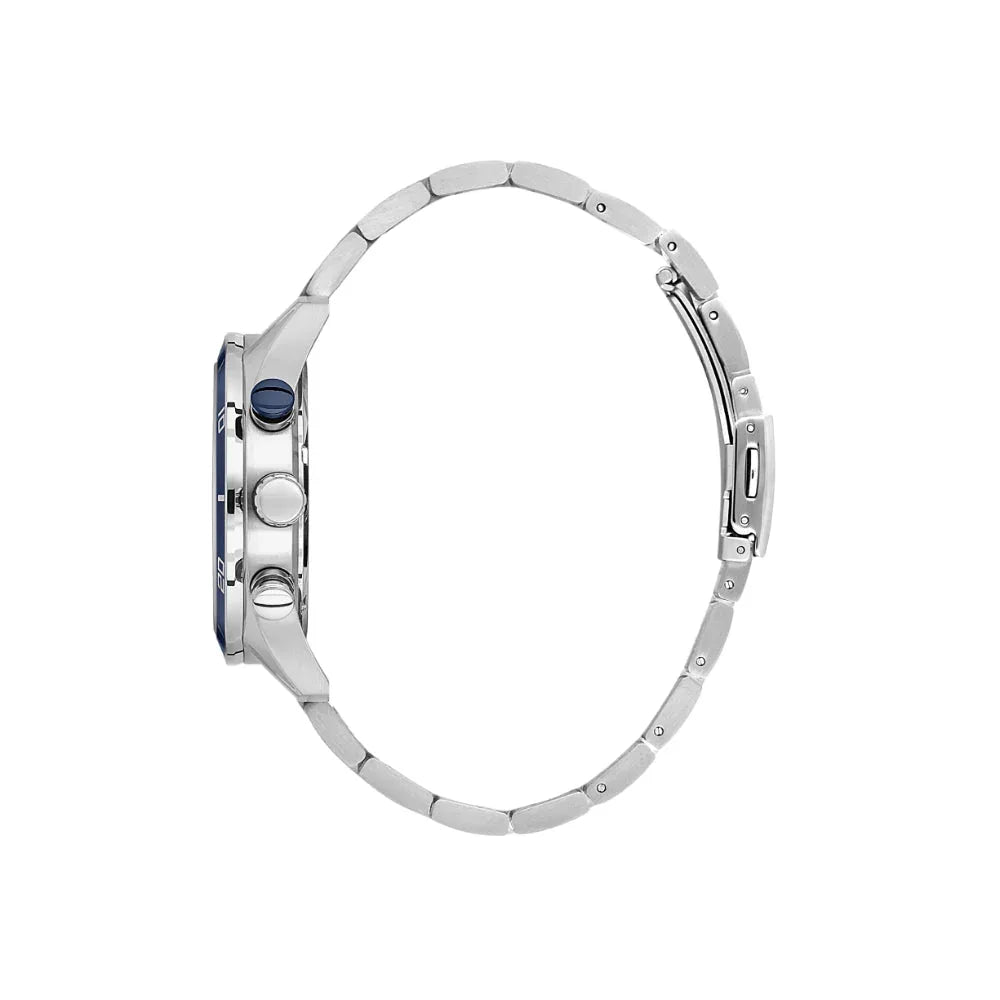 Santa Barbara Polo & Racquet Club Silver Stainless Steel Watch for Men SB.1.10498-6 - Daniel Klein Saudi Arabia