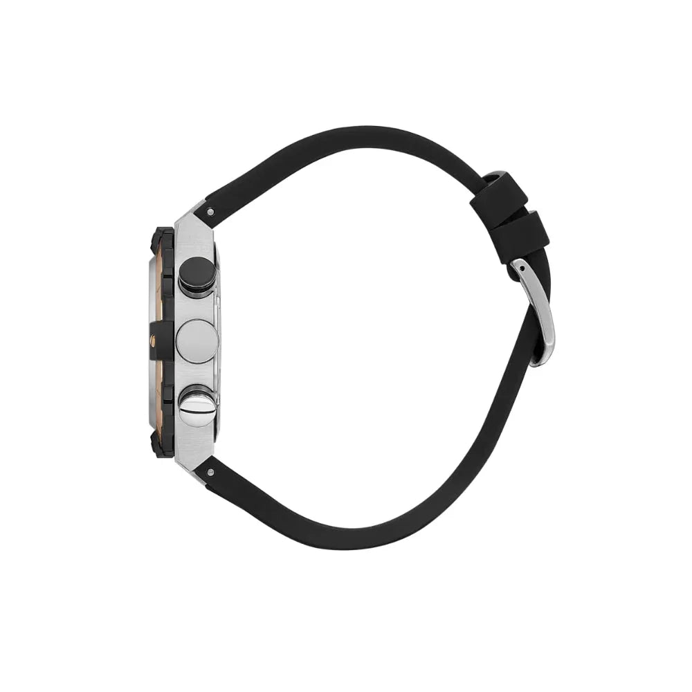 Santa Barbara Polo & Racquet Club Black Silicone Band Watch for Men SB.1.10510-10 - Daniel Klein Saudi Arabia