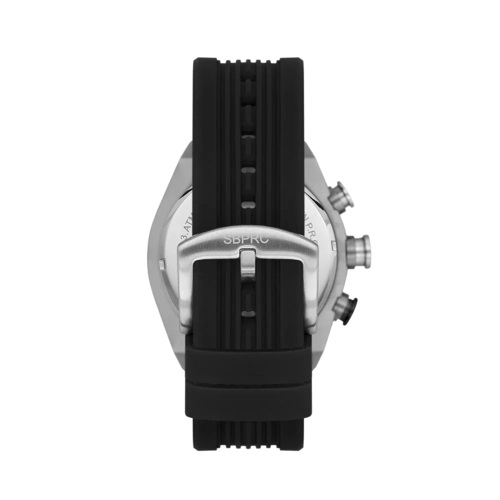 Santa Barbara Polo & Racquet Club Black Silicone Band Watch for Men SB.1.10510-1 - Daniel Klein Saudi Arabia