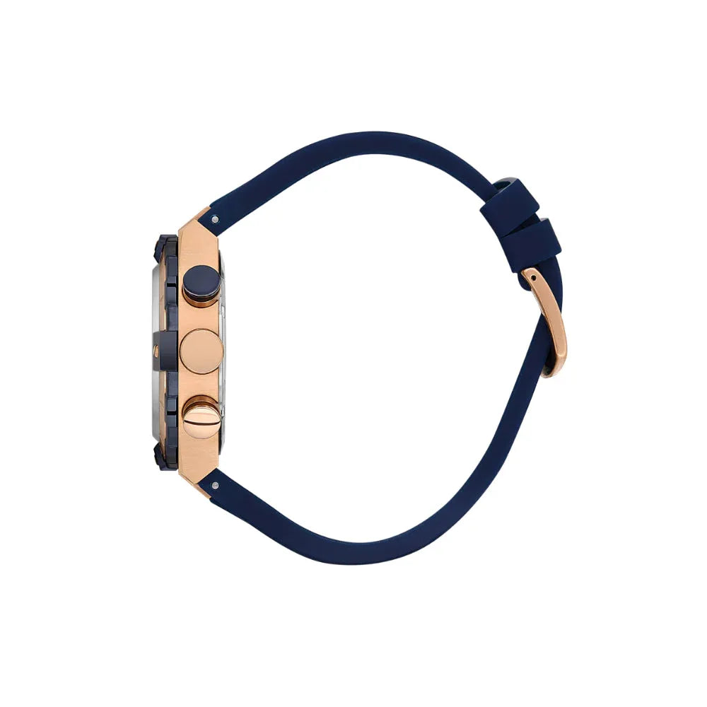 Santa Barbara Polo & Racquet Club Dark Blue Silicone Band Watch for Men SB.1.10510-8 - Daniel Klein Saudi Arabia
