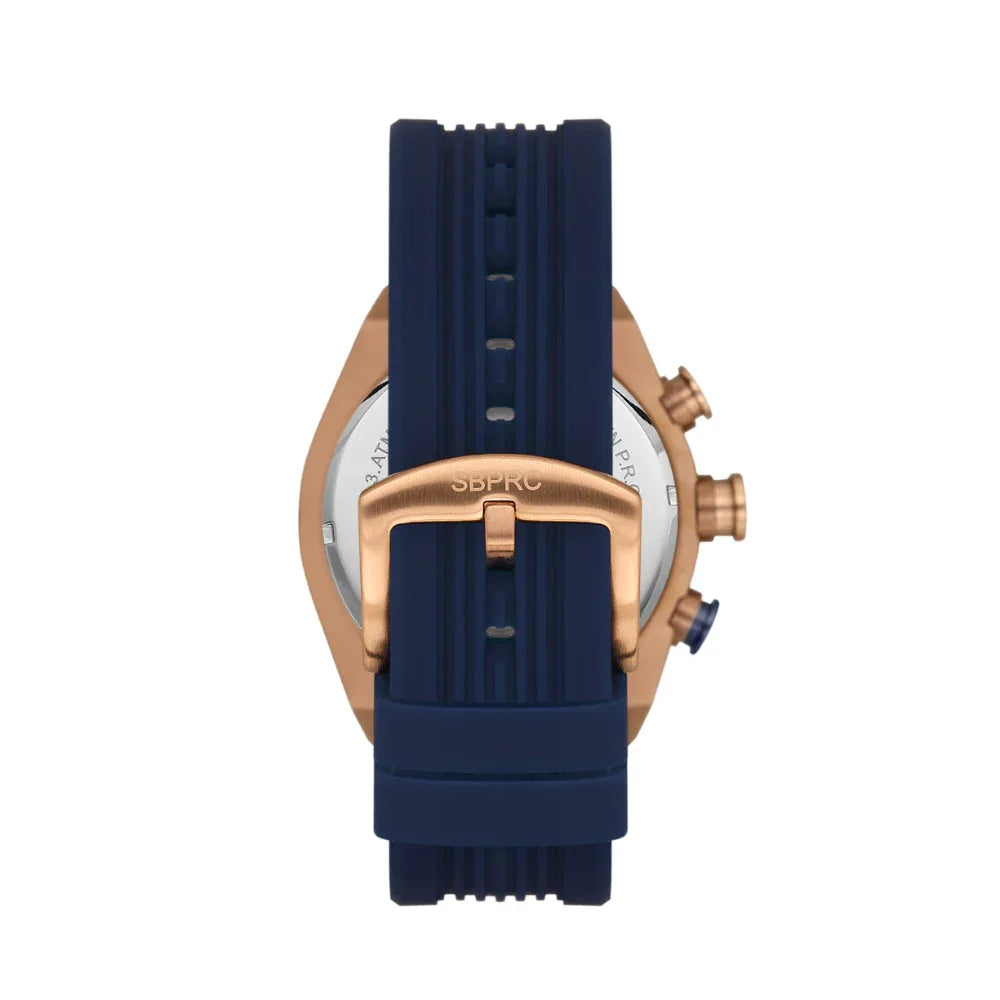 Santa Barbara Polo & Racquet Club Dark Blue Silicone Band Watch for Men SB.1.10510-8 - Daniel Klein Saudi Arabia