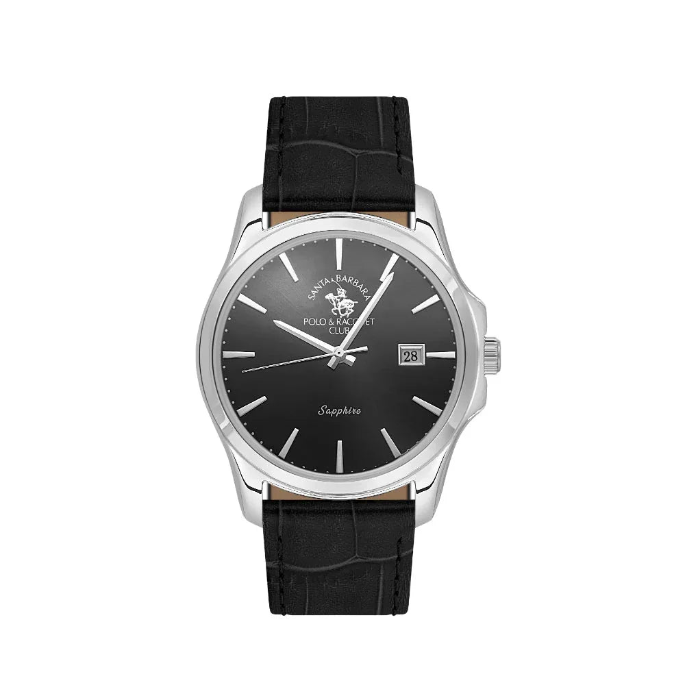 Santa Barbara Polo & Racquet Club Noble Black Stainless Steel Watch for Men SB.1.10535-2 - Daniel Klein Saudi Arabia