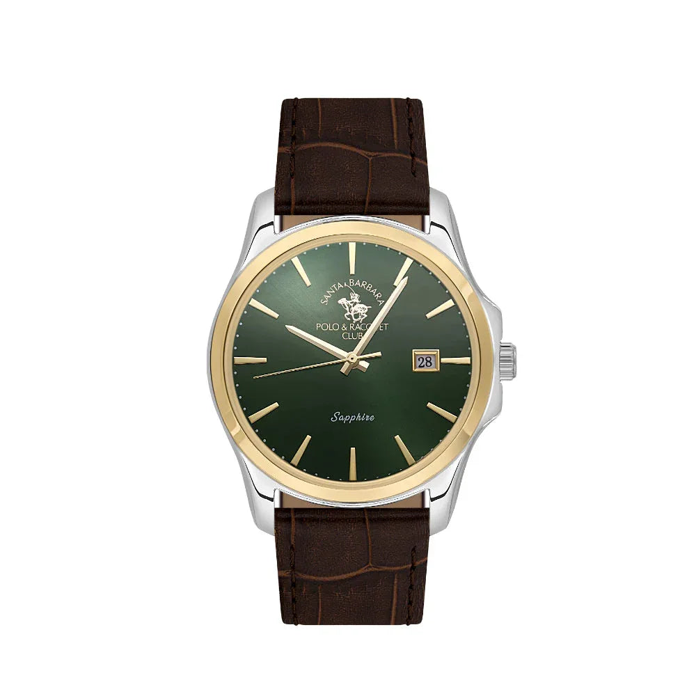 Santa Barbara Polo & Racquet Club Noble Dark Brown Stainless Steel Watch for Men SB.1.10535-5 - Daniel Klein Saudi Arabia
