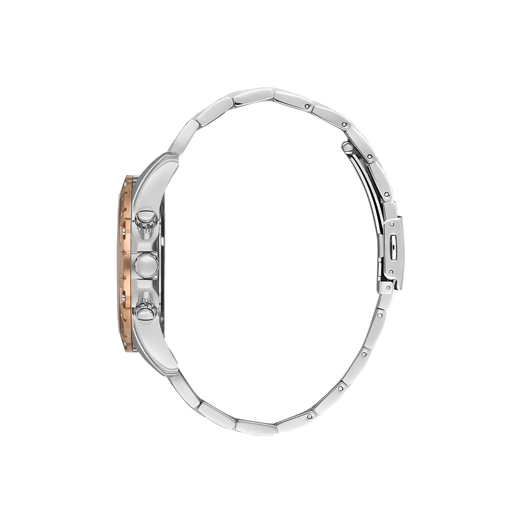 Santa Barbara Polo & Racquet Club Silver and Rose Gold Stainless Steel Watch for Men SB.1.10545-5