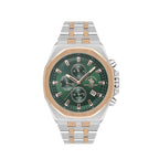 Santa Barbara Polo & Racquet Club Silver and Rose Gold Stainless Steel Watch for Men SB.1.10546-4