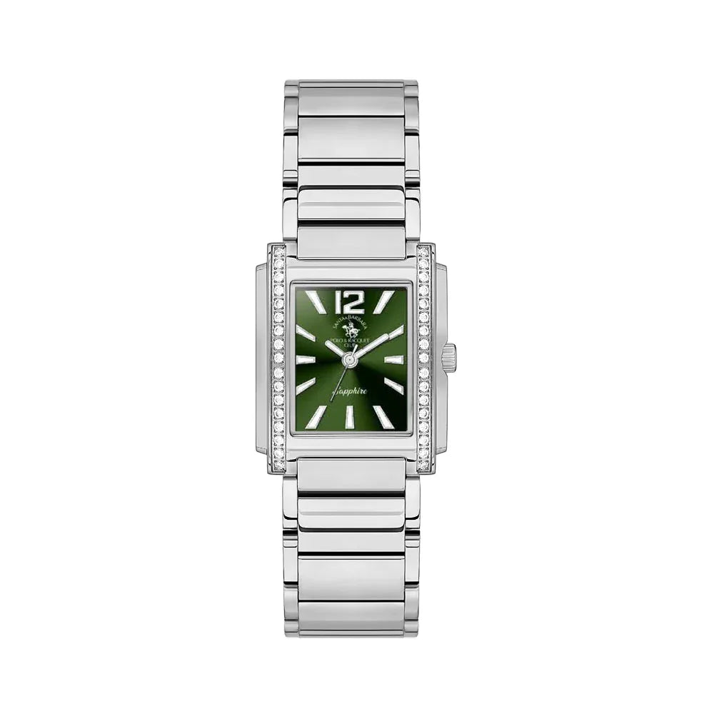 Santa Barbara Polo & Racquet Club Luxury Silver Stainless Steel Watch for Women SB.1.10547-2 - Daniel Klein Saudi Arabia