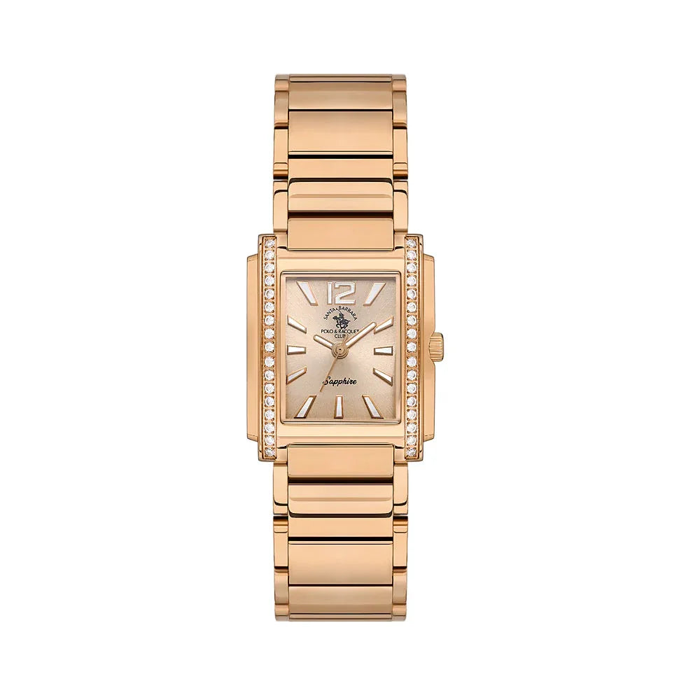 Santa Barbara Polo & Racquet Club Luxury Rose Gold Stainless Steel Watch for Women SB.1.10547-5 - Daniel Klein Saudi Arabia
